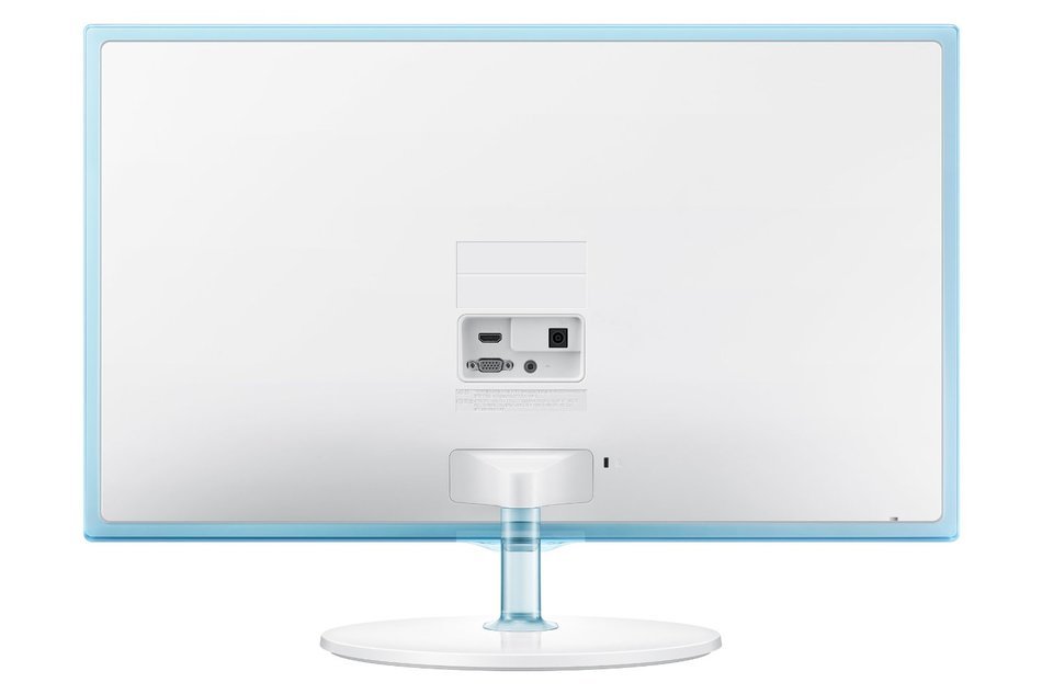 Samsung Simple LED 27-Inch Monitor, White with Blue TOC Finish N2