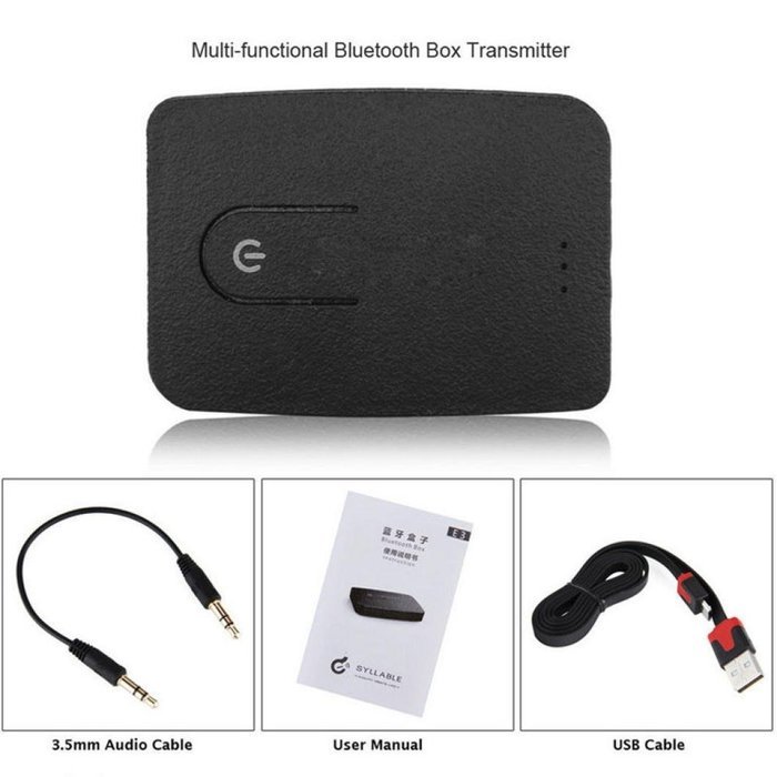 GBSELL E3 Bluetooth 4.0 Box 3.5mm Audio Dongle Receiver Adapter Transmitter for TV PC for All the Bluetooth Headphones... N8