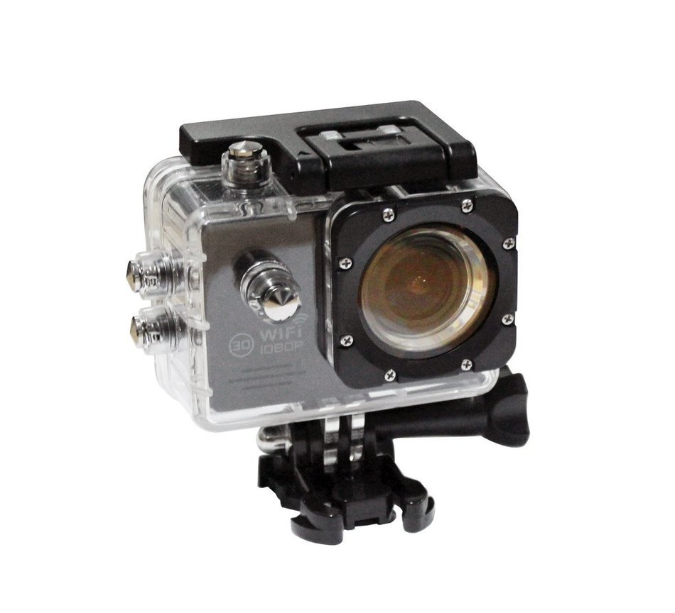 Run Shuangyu Wifi Waterproof Mini Action Sports Camera Marine Diving 170&deg;Wide Angle Lens - 2.0 1080P HD (Black) N4