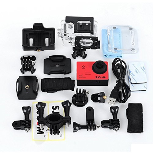 SJCAM SJ5000 WiFi Action HD Camera 14MP Novatek 96655 1080P Waterproof - Red N3
