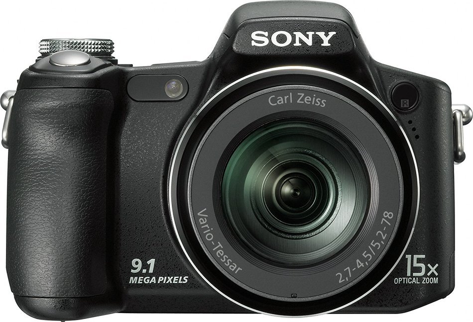 Sony Cyber-shot DSCH50 9.1 MP Digital Camera with 15x Optical Zoom with Super Steady Shot N2