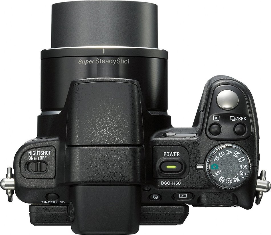 Sony Cyber-shot DSCH50 9.1 MP Digital Camera with 15x Optical Zoom with Super Steady Shot N4