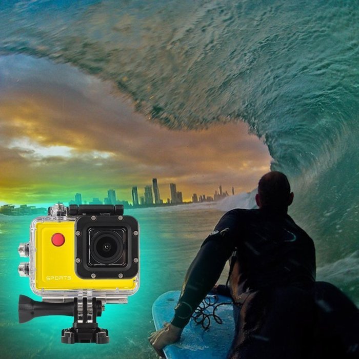 Olatec F56 Waterproof Wifi Ir Remote Control Portable Action Camera Hd 1080p 2.0 Inch LCD Sports Dv Extreme Sports... N18