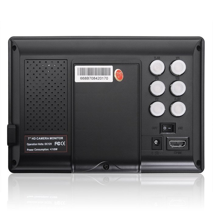Lilliput 668GL 70NP/H/Y 7" On-camera Field HD Monitor For DSLR with HDMI Ypbpr and Composite... N7