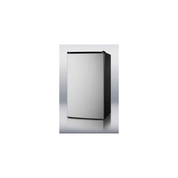 3.6 cu.ft. Compact Refrigerator/Freezer in Black w/ Auto Defrost & SS Door - Energy Star Rated FF43