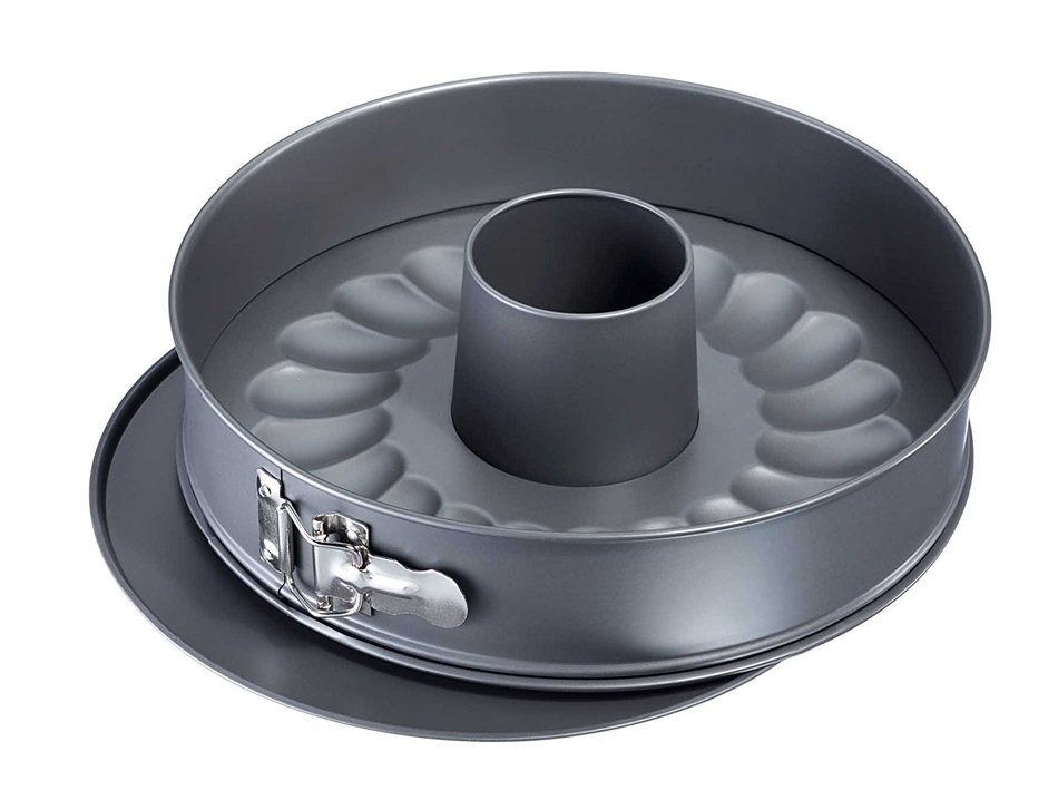 Westmark 32692270 Nonstick Springform Pan With 2 Bases, 11", Gray