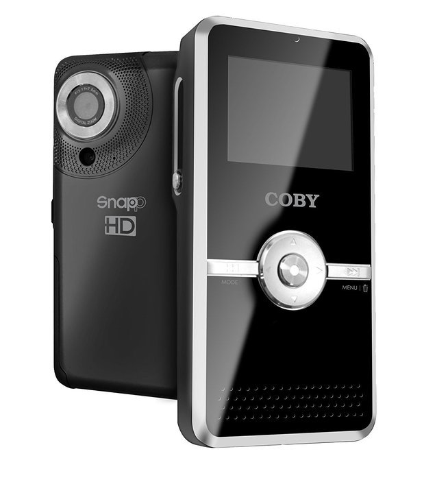 Coby 2-Inch TFT LCD SNAPP HD Camcorder/Camera CAM5000 (Black) (Discontinued by Manufacturer)