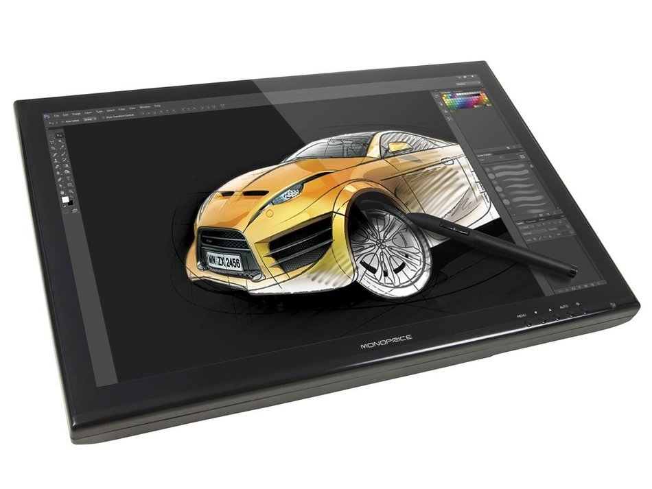 Monoprice 19-Inch TFT, 2048 Levels, 5080 LPI, 16.7M Colors Interactive Pen Display Monitor...