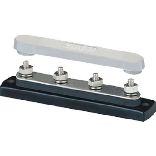 BLUE SEA SYSTEMS BS-2307 / BusBar Common Stud Terminal 4x1/4" With Cover, MFG# 2307, BusBar...