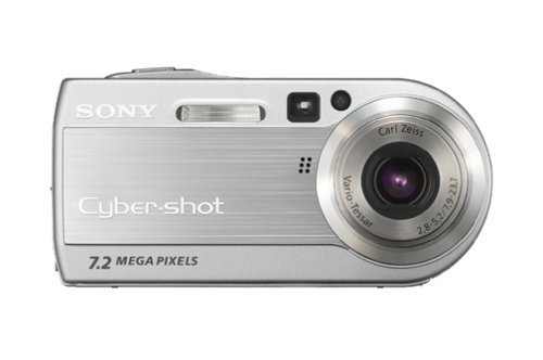 Sony DSCP150 7MP Digital Camera with 3x Optical Zoom (Silver) N7