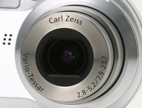 Sony DSCP150 7MP Digital Camera with 3x Optical Zoom (Silver) N9