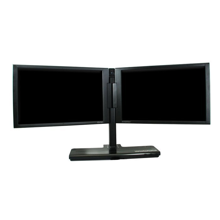EVGA 200-LM-1700-KR InterView Monitor Dual 17-Inch Widescreen Monitor LCD 1400X900 500:1 8MSREFER... N4