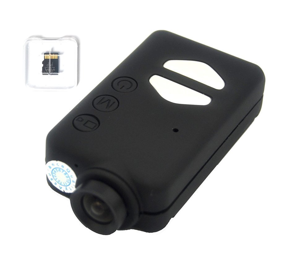 LHI Mini Action Camera 820mAh Battery 1080P Full HD Mini Sports Action Dash Cam DVR Video Recorder with WDR (Wide...