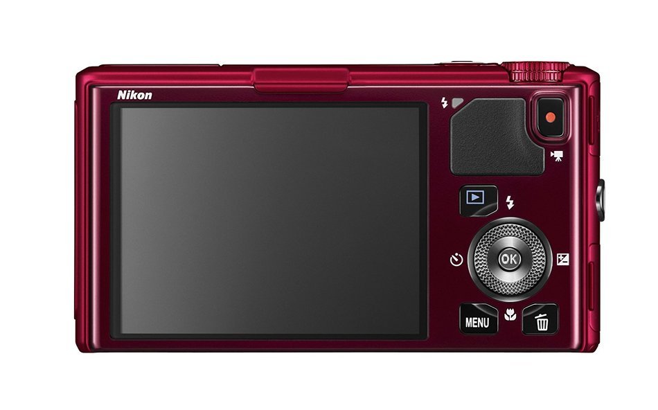 Nikon COOLPIX S9500 digital camera optical zoom 22 times the Wi-Fi-enabled Red Velvet S9500RD N8