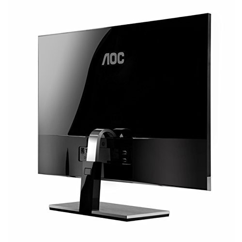 AOC - 27" Widescreen Flat-panel IPS LED Hd Monitor - Piano Black/silver N6