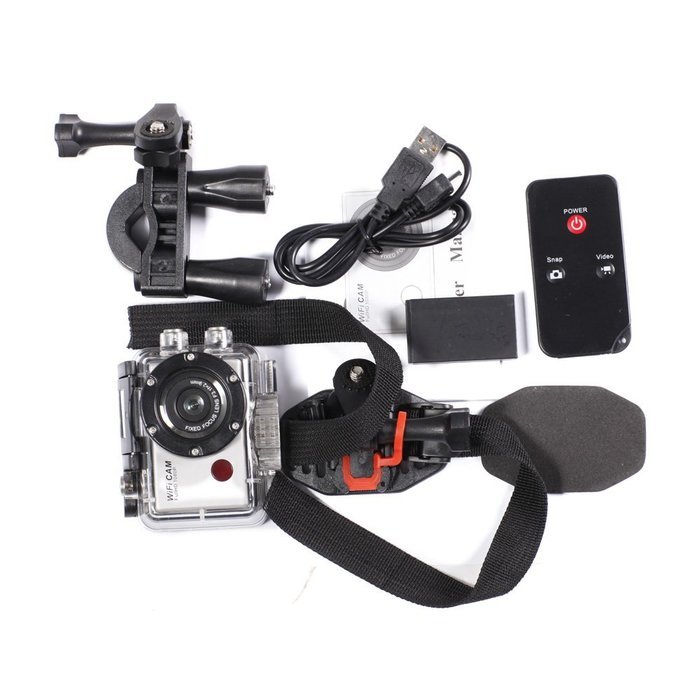 Generic Sportscam 1080p Full Hd Waterproof Action 5mp Camera w/ Wifi F21 N8
