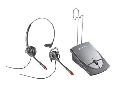 Plantronics 65145-01 S12 Telephone Headset System - Mono - Gray - Wired - Over-the-head, Over-the-ear...