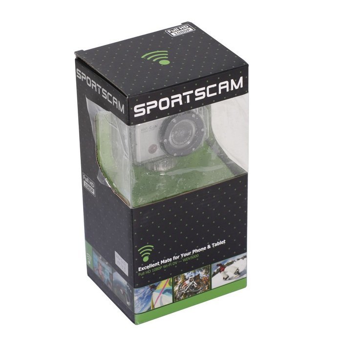 Generic Sportscam 1080p Full Hd Waterproof Action 5mp Camera w/ Wifi F21 N9