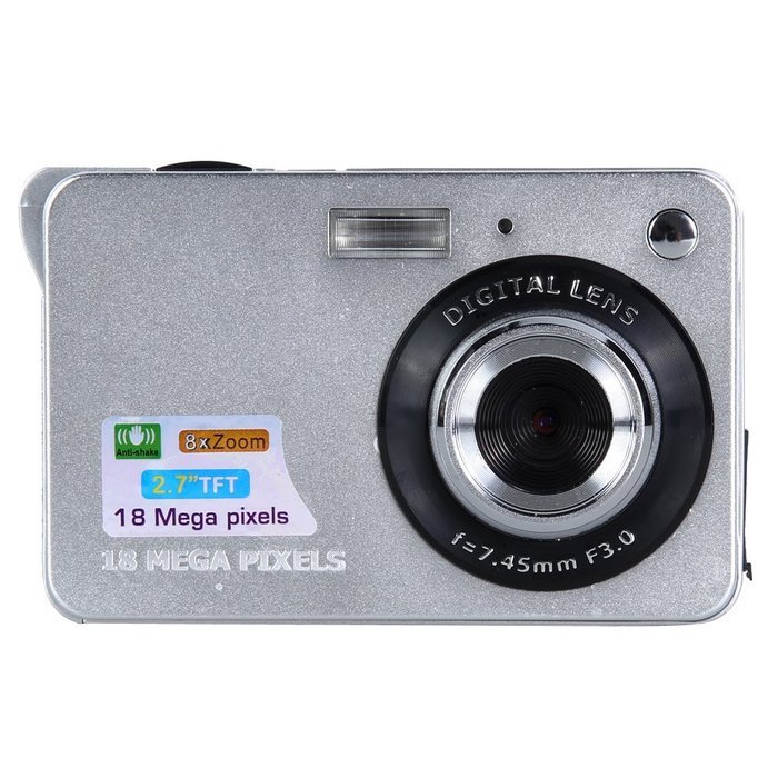 Chinatera 18MP 2.7" TFT LCD Digital Camcorder Camera DV DVR 8X Digital Zoom HD 1280x720 (Black) N10