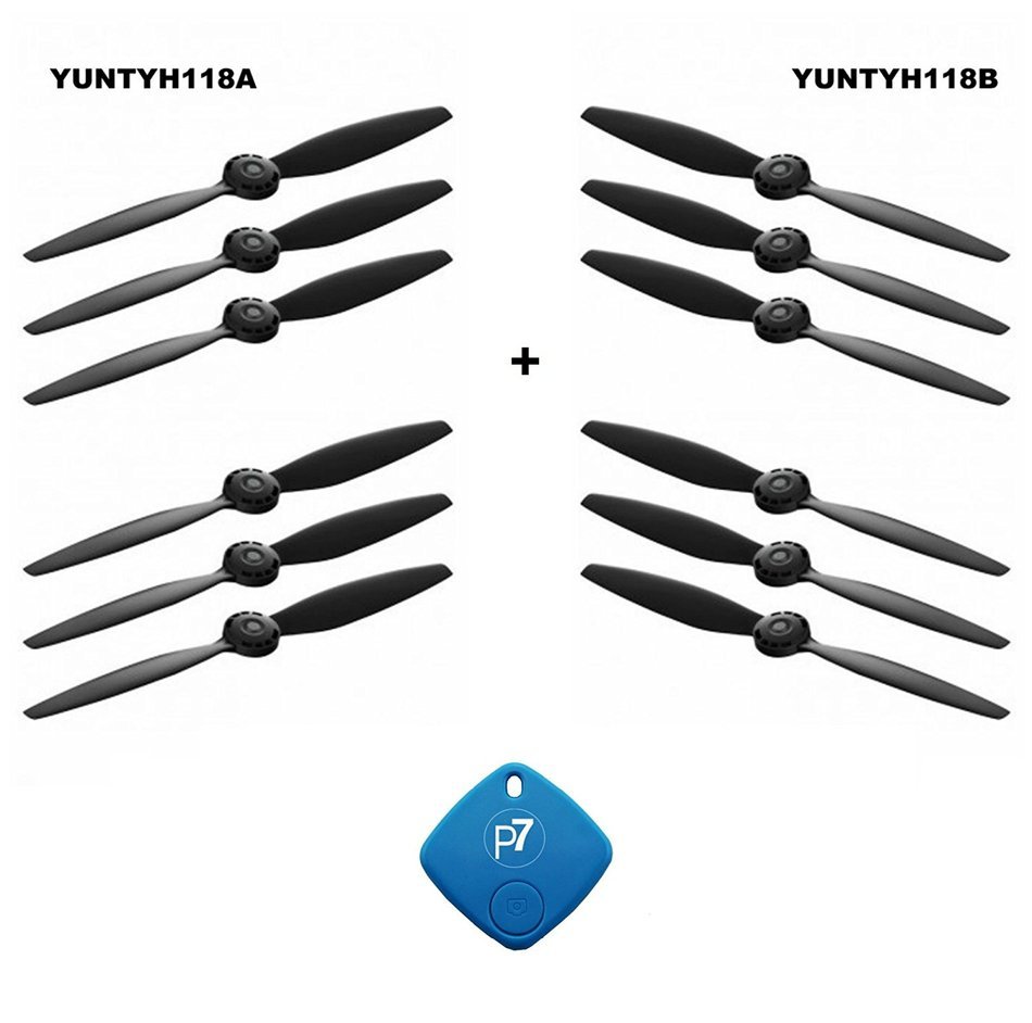 Yuneec Propellers for Typhoon H Hexacopter, 2 Full Sets, 12 Total Genuine OEM Props (2 Sets of A & B Rotor Blades... N3