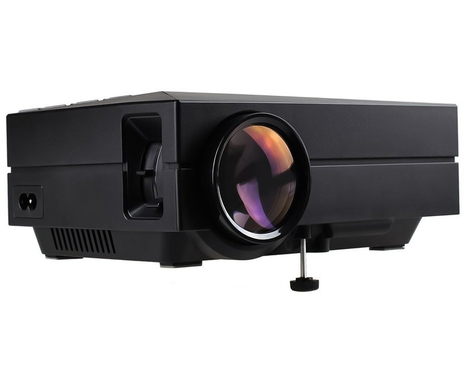 S1 LED LCD (WVGA) Mini Video Projector - International Version (No Warranty) - DIY Series - Black (FP8048S1-IV) N4