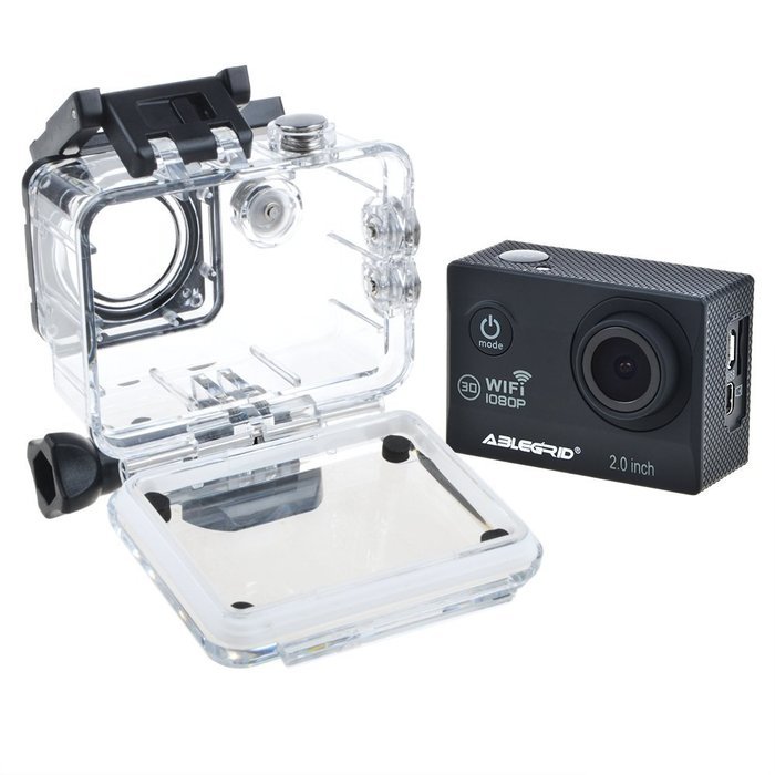 ABLEGRID&reg; AG4000 30-meter Waterproof 12MP 2.0 inch WIFI 1080P HD Sports Action Camera with 170&deg; wide Angle Lens... N14