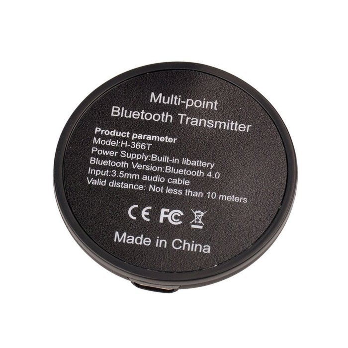 inkint Muliti-point Wireless 4.0 Bluetooth Audio Transmitter Adapter Support two Bluetooth Headphone or Speaker... N5