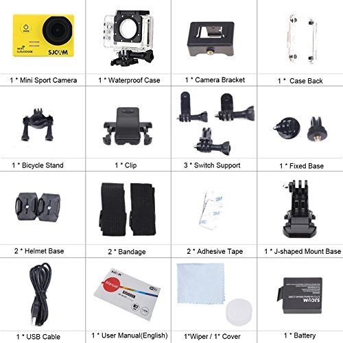Sjcam Sj5000X 2K Wifi Sport Action Camera Dv Video Helmet Camcorder Recorder N7