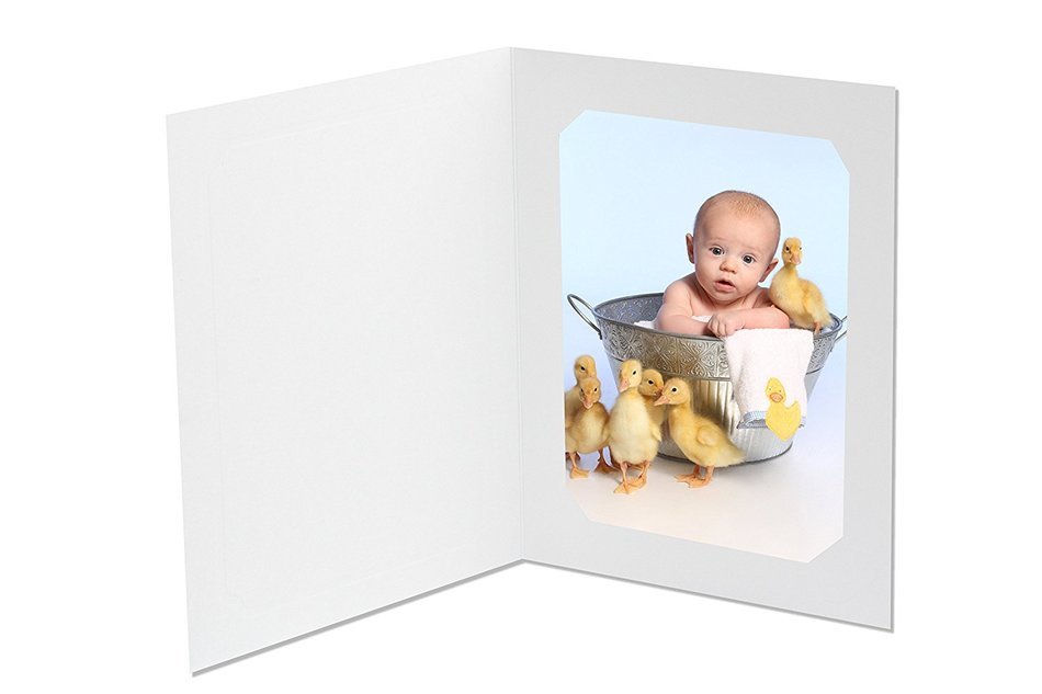 Tyndell White T-30 Photo Folder 4x6/5x7 (10 Pack) N4