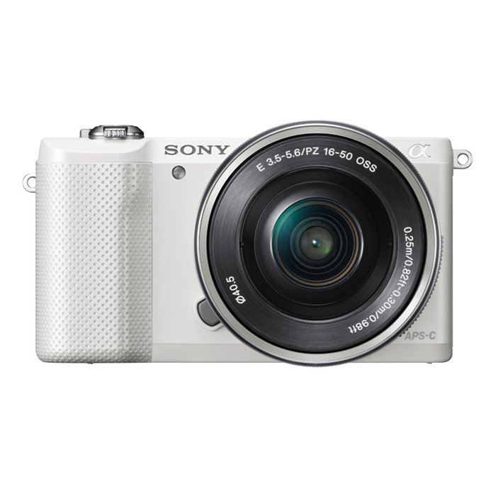 Sony A5000 ILCE5000LW.CEC Appareil photo num&eacute;rique hybride 20,1 Mpix Zoom optique 3x Blanc + Objectif 16-50 mm... N12