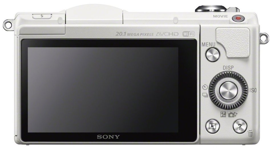 Sony A5000 ILCE5000LW.CEC Appareil photo num&eacute;rique hybride 20,1 Mpix Zoom optique 3x Blanc + Objectif 16-50 mm... N15