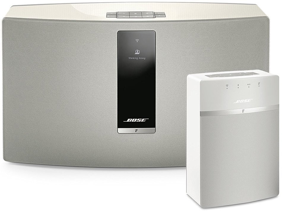 Bose SoundTouch 30 and 10 Wireless Music System Bundle 2-Pack White