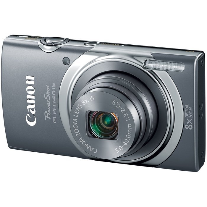 Canon PowerShot ELPH140 IS Digital Camera (Gray) (Discontinued by Manufacturer) N17