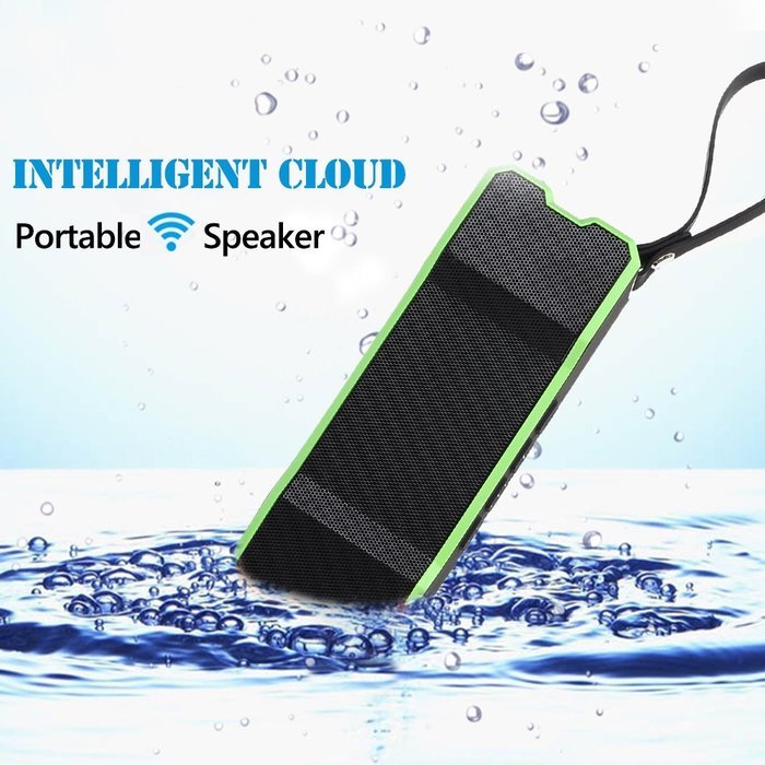 [Waterproof IPX7] BOOMER VIVI Portable Wi-Fi Speaker Enhanced Bass Wireless Multi-Room Sound 10Watt Powerful Dynamic... N6