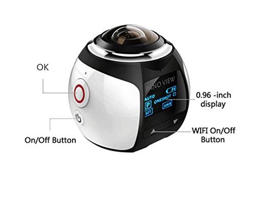 d 360 Panoramic Video Camera 4K Resolution @30fps,Creat your 3D Video and images never been so Simple 360 Camera N4