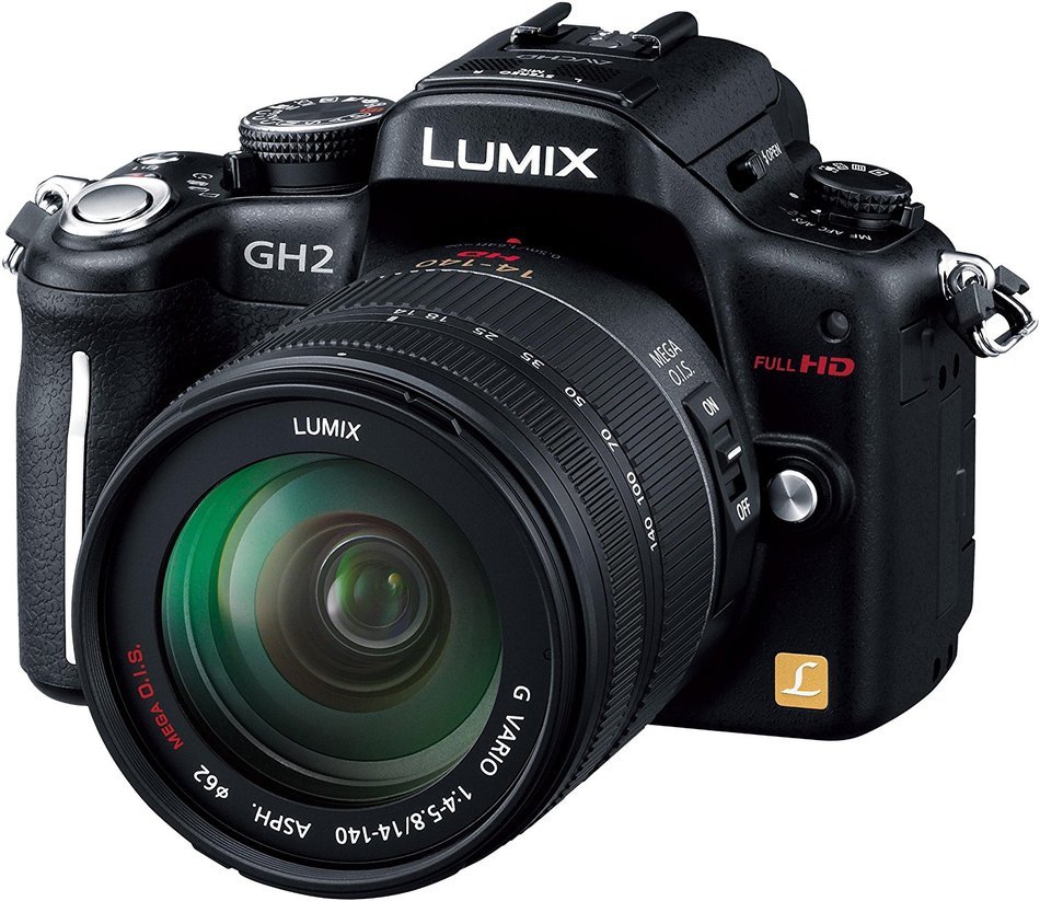 Panasonic digital single-lens camera Lumix GH2 lens kit high magnification zoom lens included Black DMC-GH2H-K...
