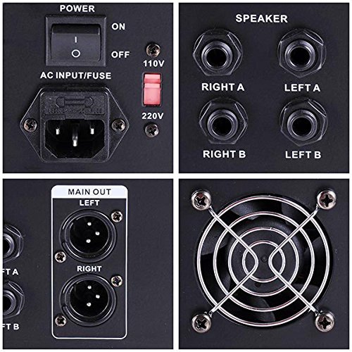 4-Channel Powered Mixer Audio Digital Sound Console N4