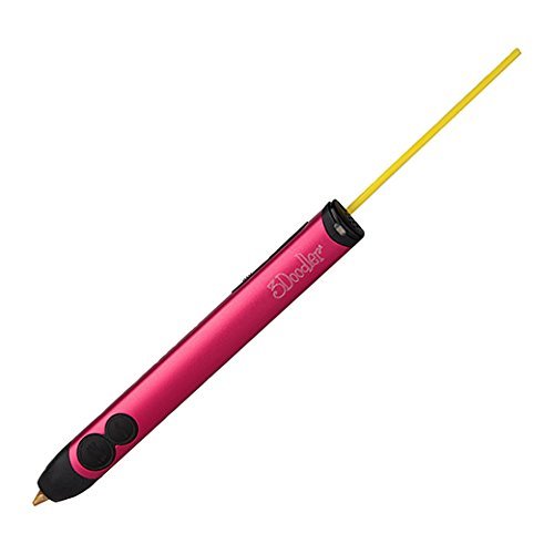 3Doodler 2.0 MoMA Exclusive Red 3D Printing Pen + 2 Packs of ABS Plastic Strands N4