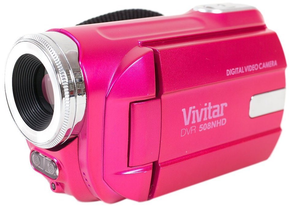 Vivitar Dvr508 High Definition Digital Video Camcorder with 1.8" LCD Screen with 4x Digital Zoom (Pink) N2