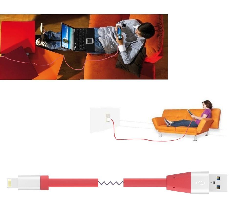 Unique Heavy Flat Charging Cable, Charger(TM)[2pcs 10ft]High Speed Data Transfer Cable For iPhone 6S 6S Plus iPhone... N26