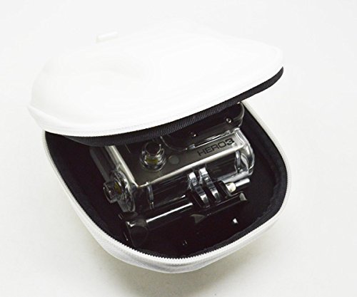 ProGear White Hard Shell EVA Weatherproof Protective Carrying Case For GoPro Hero 2/1 N3