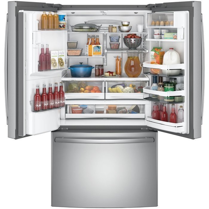 GE Profile PFE28KSKSS 36" Freestanding French-door Refrigerator with 27.8 Cu. Ft. Capacity, in Stainless steel