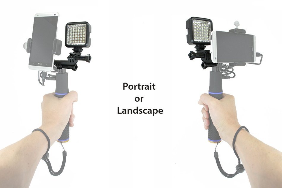 Livestream Gear&reg; - LED & Dual Mount Add-On. Easily Mount this to our Battery Hand Grip Setup. Awesome Parts for... N26