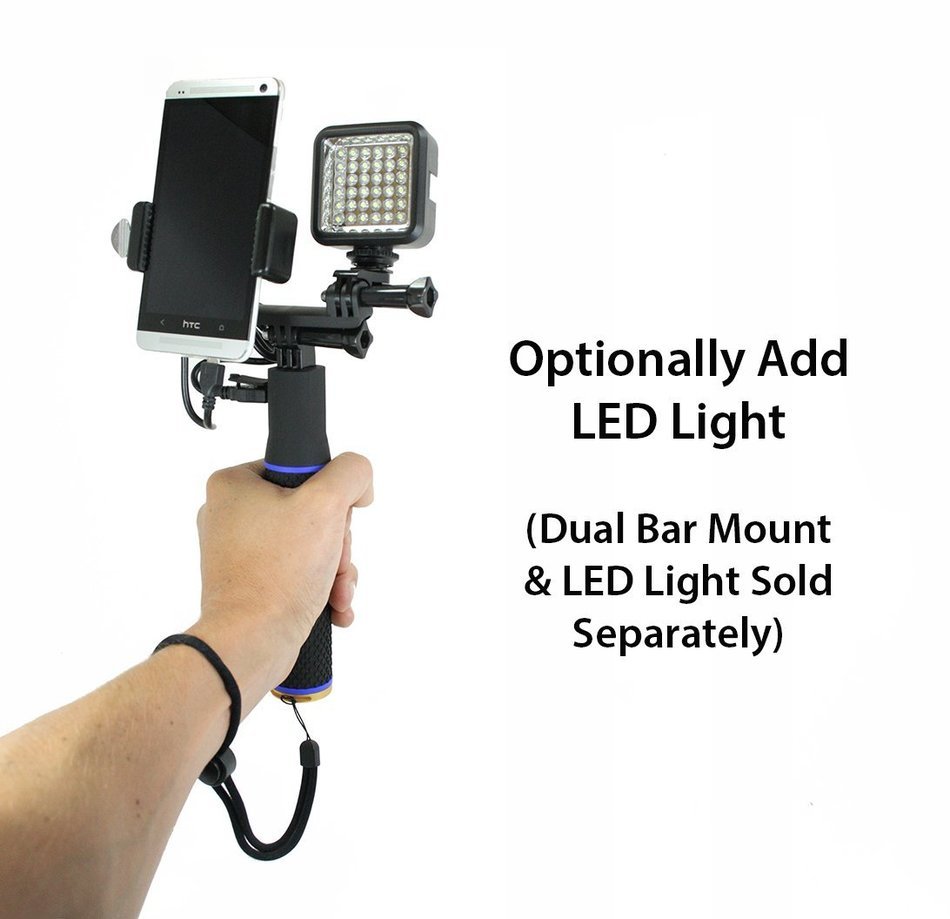 Livestream Gear&reg; - LED & Dual Mount Add-On. Easily Mount this to our Battery Hand Grip Setup. Awesome Parts for... N33