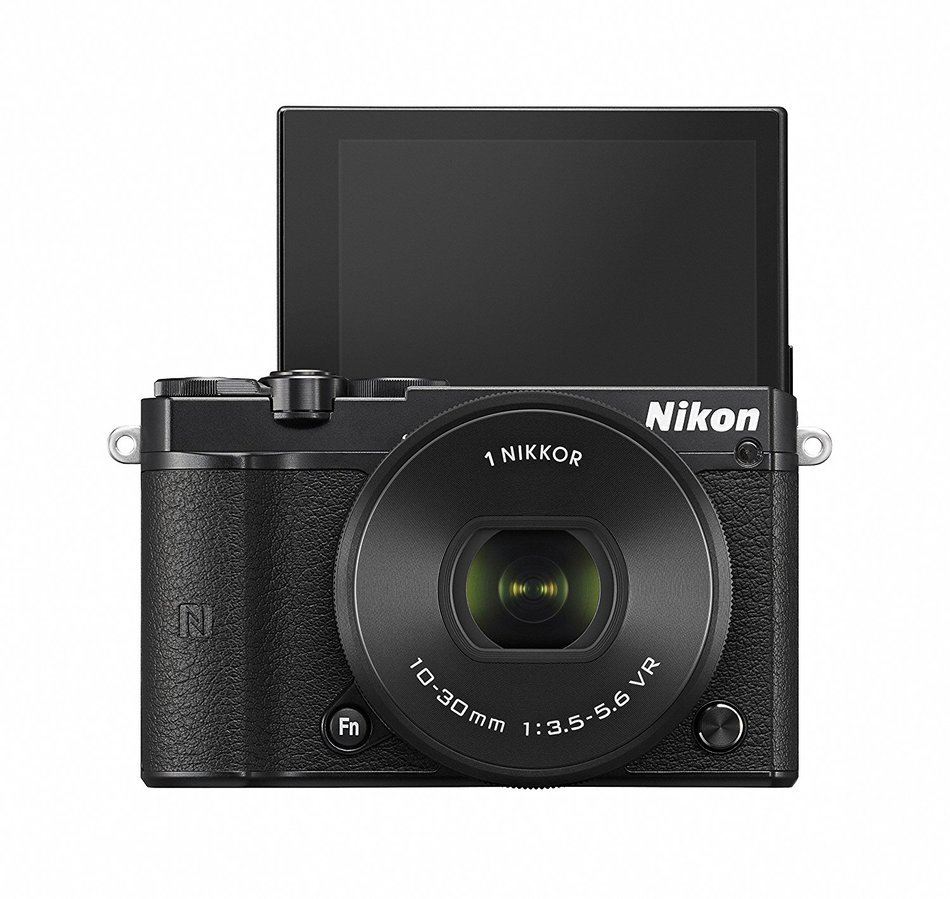 Nikon 1 J5 double zoom lens kit [black]- International Version (No Warranty) N3