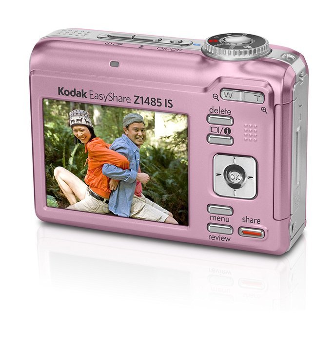 Kodak EasyShare Z1485 IS 14MP 5x Optical/5x Digital Zoom HD Camera (Pink) N5