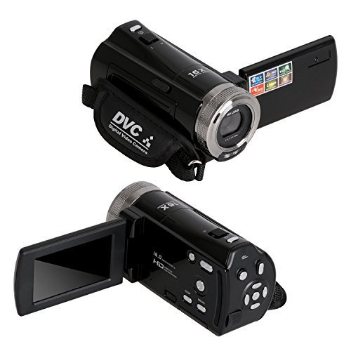 PowerLead Puto PLD010 720P 16MP Digital Video Camcorder Camera DV DVR 2.7inch TFT LCD 16x ZOOM Portable Digital...