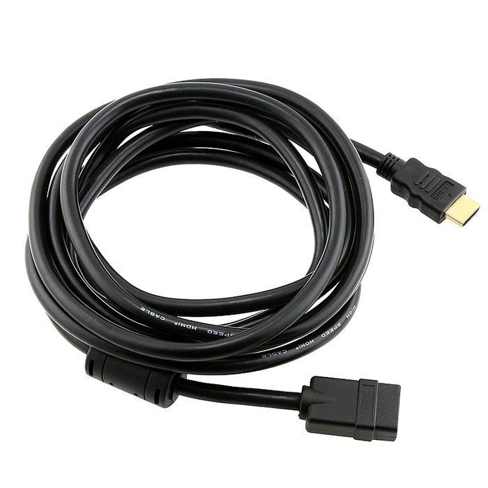 Cmple - HDMI Extension Cable Male-Female (Gold Plated Connectors) - 1.5ft N6