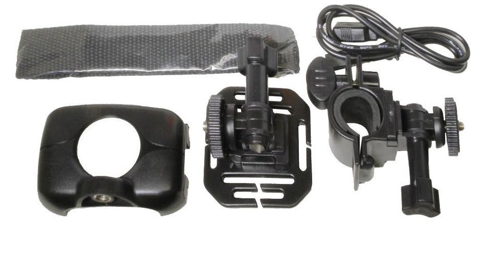 Polaroid XS7 HD 720p 5MP Waterproof Sports Action Camera with LCD Touch Screen with Helmet & Bike Mounts + 8GB... N2