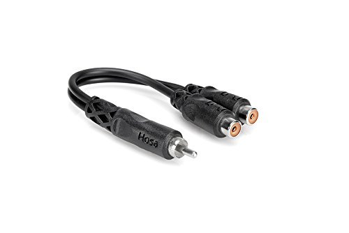 Hosa YRA-104 RCA to Dual RCAF Y-Cable